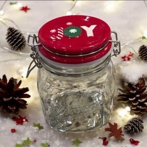 NEW Cute JOY Vacuum Sealed Mason Jar For Candy Or Other Treats